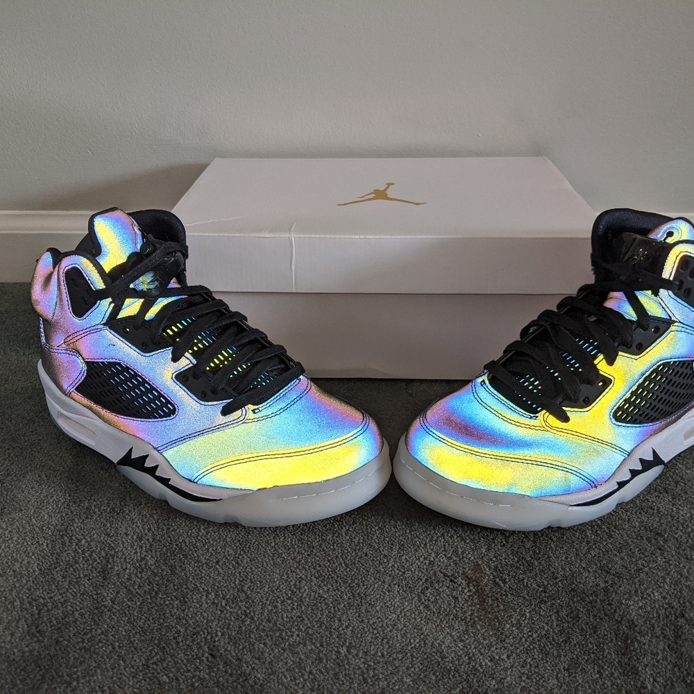 (SOLD) Air Jordan 5 Retro "Oil Grey" Women's - Picture 4 of 5
